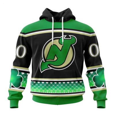 Personalized NHL New Jersey Devils Specialized Hockey Celebrate St Patrick's Day Hoodie