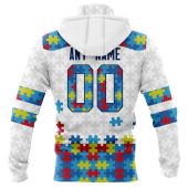 Personalized Nhl Ottawa Senators Autism Awareness 3d Hoodie Nice Photo Dude - demo10