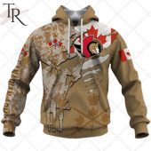 Personalized Nhl Ottawa Senators Marine Corps Camo Hoodie Rocking Picture - demo10