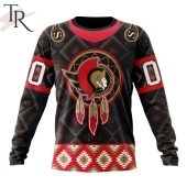 Personalized Nhl Ottawa Senators Personalize Design With Native Pattern Full Printed Hoodie 6 Dlmps.jpg - demo10