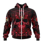 Personalized Nhl Ottawa Senators Special Design With Skull Art Hoodie 2 Zddmr.jpg - demo10