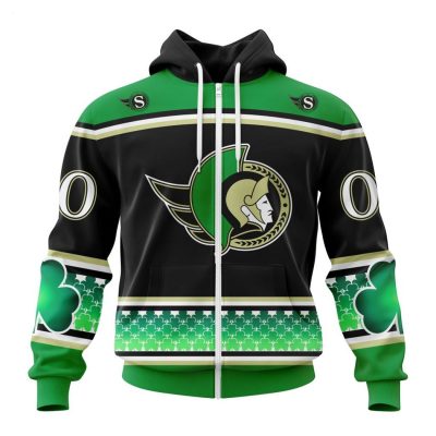 Personalized NHL Ottawa Senators Specialized Hockey Celebrate St Patrick's Day Hoodie