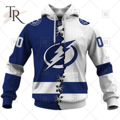 Personalized NHL Tampa Bay Lightning Mix Jersey 2023 Style Hoodie