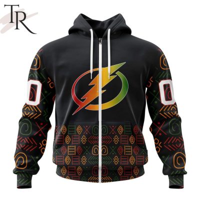 Personalized NHL Tampa Bay Lightning Special Design For Black History Month Hoodie