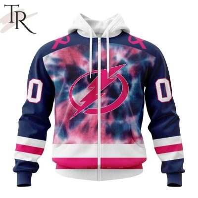 Personalized NHL Tampa Bay Lightning Special Pink October Fight Breast Cancer Hoodie