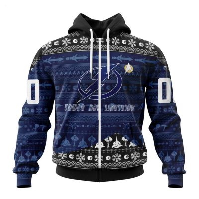 Personalized NHL Tampa Bay Lightning Special Star Trek Design Hoodie