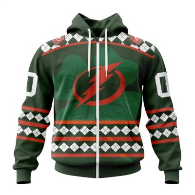 Personalized NHL Tampa Bay Lightning Specialized Unisex Kits Hockey Celebrate St Patrick's Day Hoodie