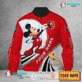 Stade Rennais FC Custom Name Mickey Bomber Jacket