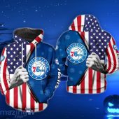 NBA Philadelphia 76ers US Flag Pullover Hoodie V2