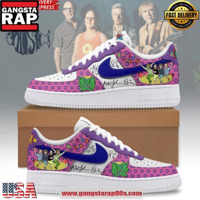 Phish 2025 Spring Tour Announced Limited Air Force 1 Sneakers Shoes