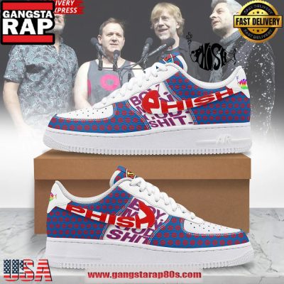Phish ?Boy, Man, God, Shit? Limited Edition Air Force 1 Sneakers Shoes