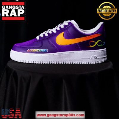 Phoenix Suns x To The Max Autism Acceptance 2025 Limited Edition Air Force 1 Running Sneakers Shoes