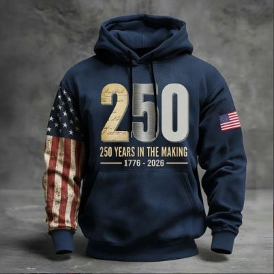 250 Year Anniversary Men's 3D Hoodie Zip Hoodie Tshirt
