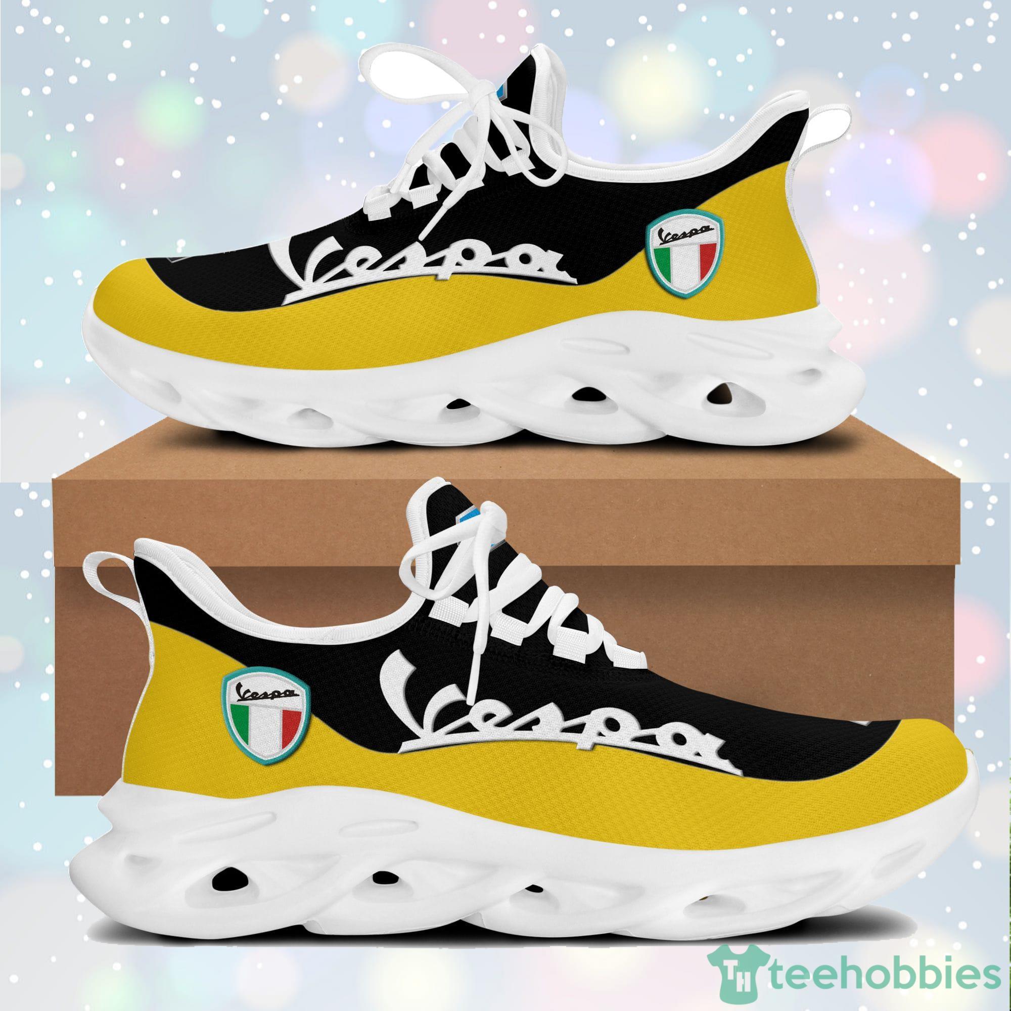 Vespa Black Yellow Max Soul Shoes Vespa Black Yellow Max Soul Shoes