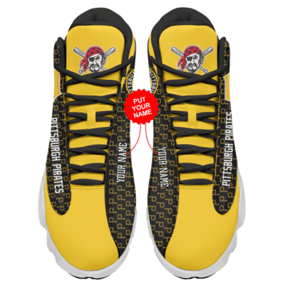 Pittsburgh Pirates Custom Name Air Jordan 13 Sneakers, Best Gift For Men And Women