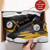 Pittsburgh Steelers Custom Name Air Jordan 13 Sneakers 1096 1.jpeg - demo10