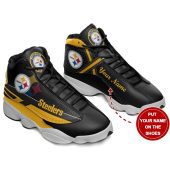 Pittsburgh Steelers Custom Name Air Jordan 13 Sneakers 1096.jpeg - demo10