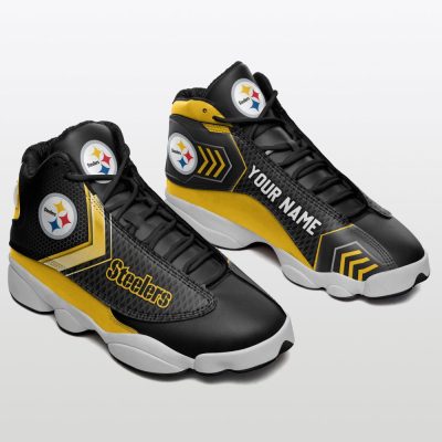 Pittsburgh Steelers Custom Name Air Jordan 13 Sneakers, Best Gift For Men And Women 14