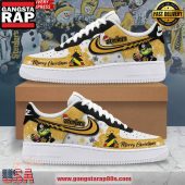 Pittsburgh Steelers Merry Christmas Limited Edition Air Force 1 Running Sneakers
