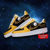 NFL Custom Name Pittsburgh Steelers Super Bowl Air Force 1 Sneaker Shoes