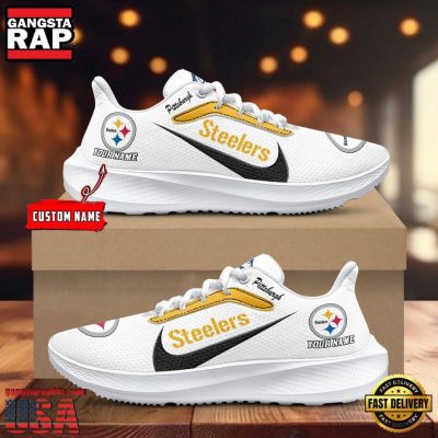 Custom Name Pittsburgh Steelers New Design Air Force 1 Shoes Running Sneakers
