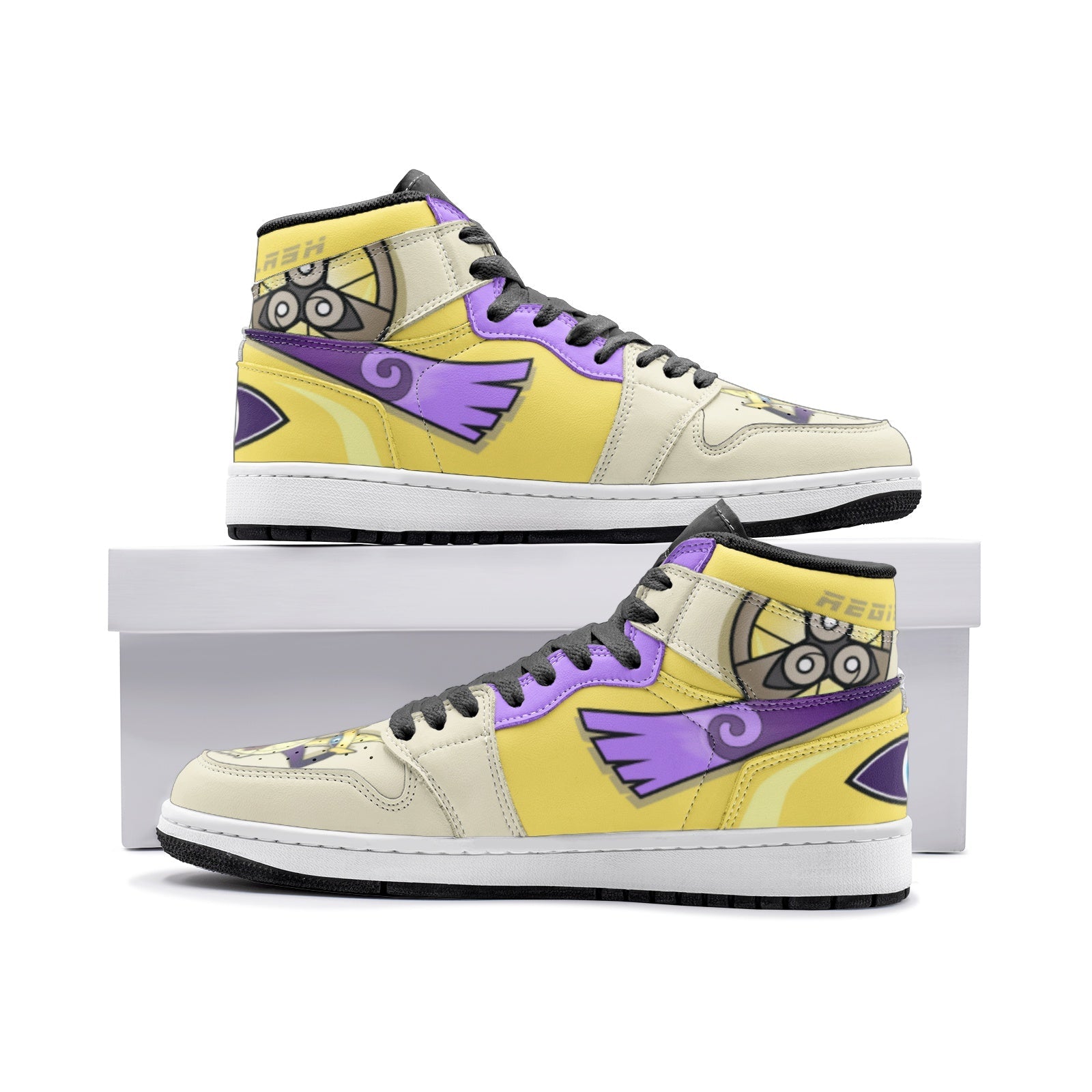 POKEMON Aegislash Air Jordan 1 High Sneakers POKEMON Aegislash Air Jordan 1 High Sneakers