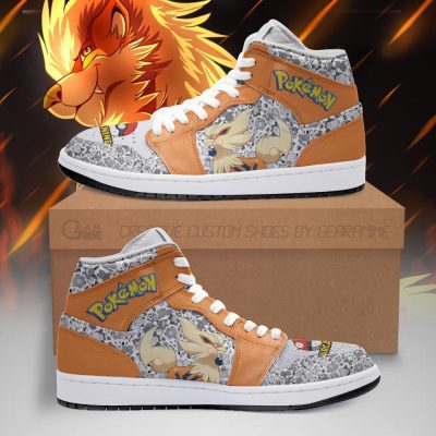 POKEMON Arcanine Amine Air Jordan 1 High Sneakers