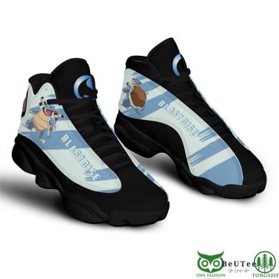 POKEMON Blastoise Black Air Jordan 13 Shoes