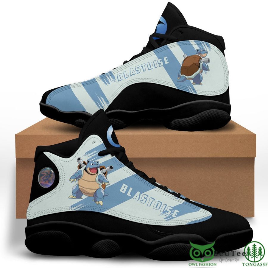 POKEMON Blastoise Black Air Jordan 13 Shoes POKEMON Blastoise Black Air Jordan 13 Shoes