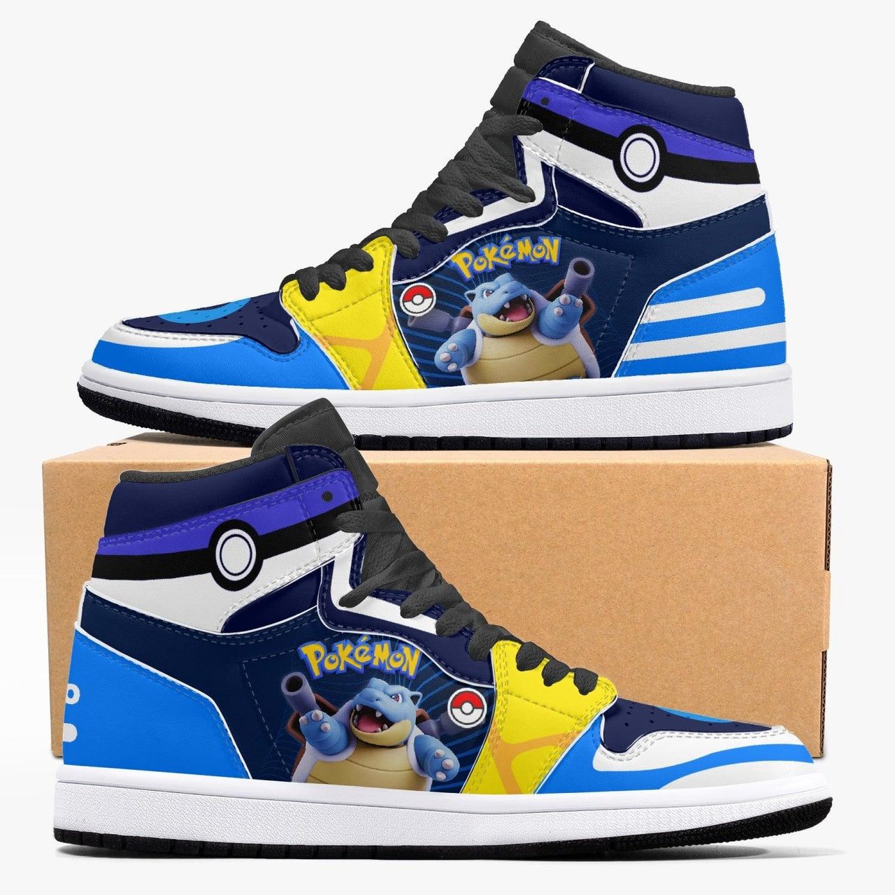 POKEMON Blastoise Blue Air Jordan 13 Shoes POKEMON Blastoise Blue Air Jordan 13 Shoes