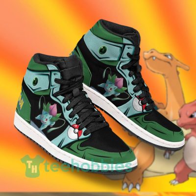 POKEMON Bulbasaur Anime Air Jordan 1 High Sneakers