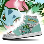 Pokemon Bulbasaur Anime Air Jordan 1 High Sneakers 5854.jpg - demo10