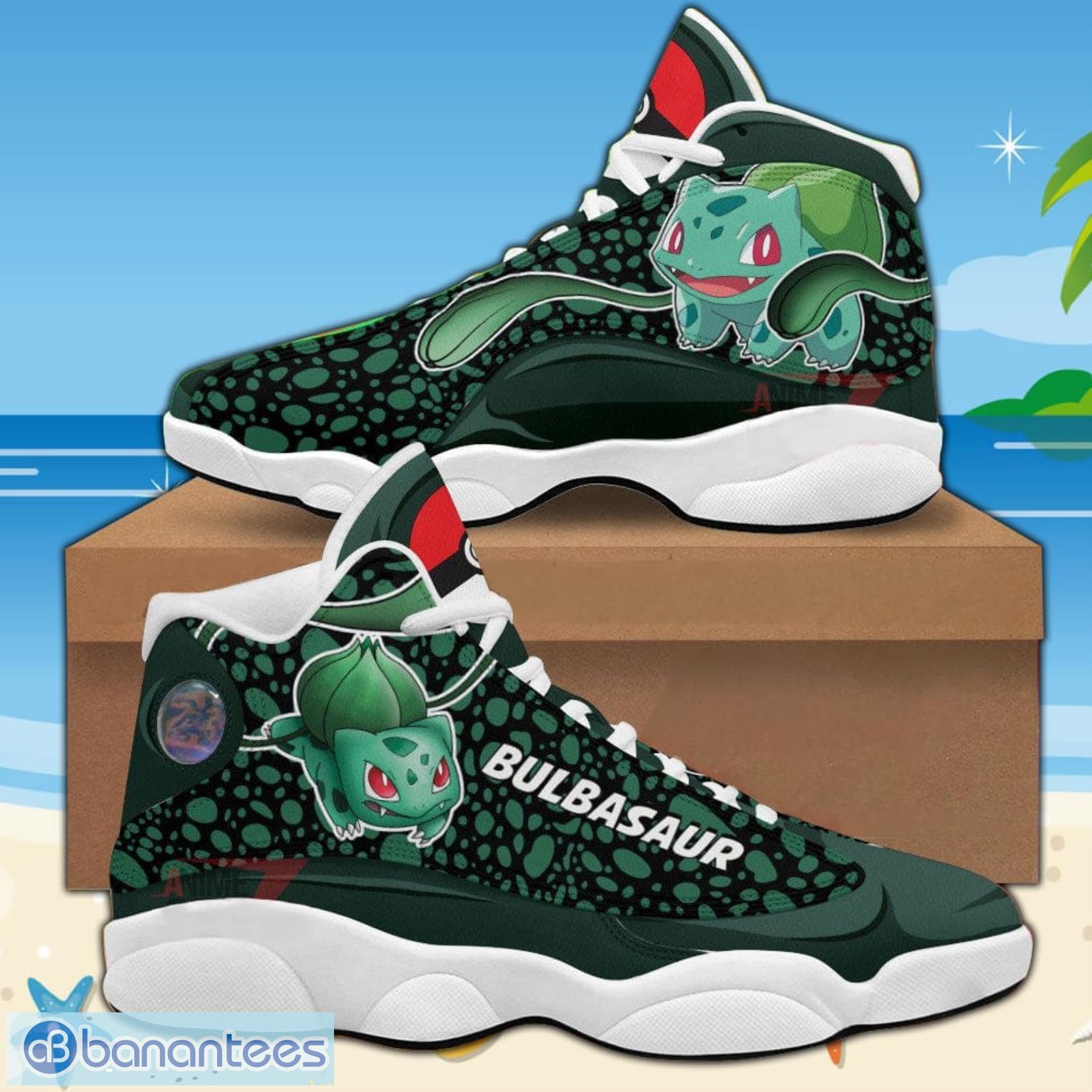 POKEMON Bulbasaur Anime Air Jordan 13 Shoes POKEMON Bulbasaur Anime Air Jordan 13 Shoes