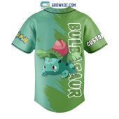 Pokemon Bulbasaur Custom Name Cartoon Movies Baseball Jersey Back.jpg - demo10