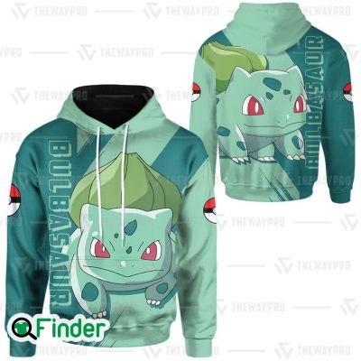 POKEMON Bulbasaur Green Pullover Hoodie