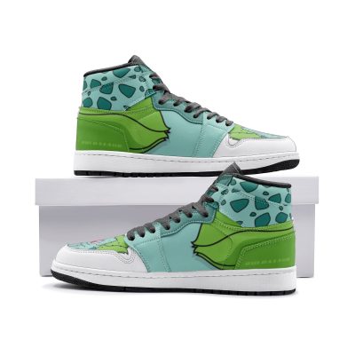 POKEMON Bulbasaur Starter Air Jordan 1 High Sneakers