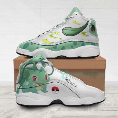POKEMON Bulbasaur White Air Jordan 13 Shoes