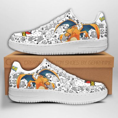 POKEMON Charizard Air Force 1 Shoes