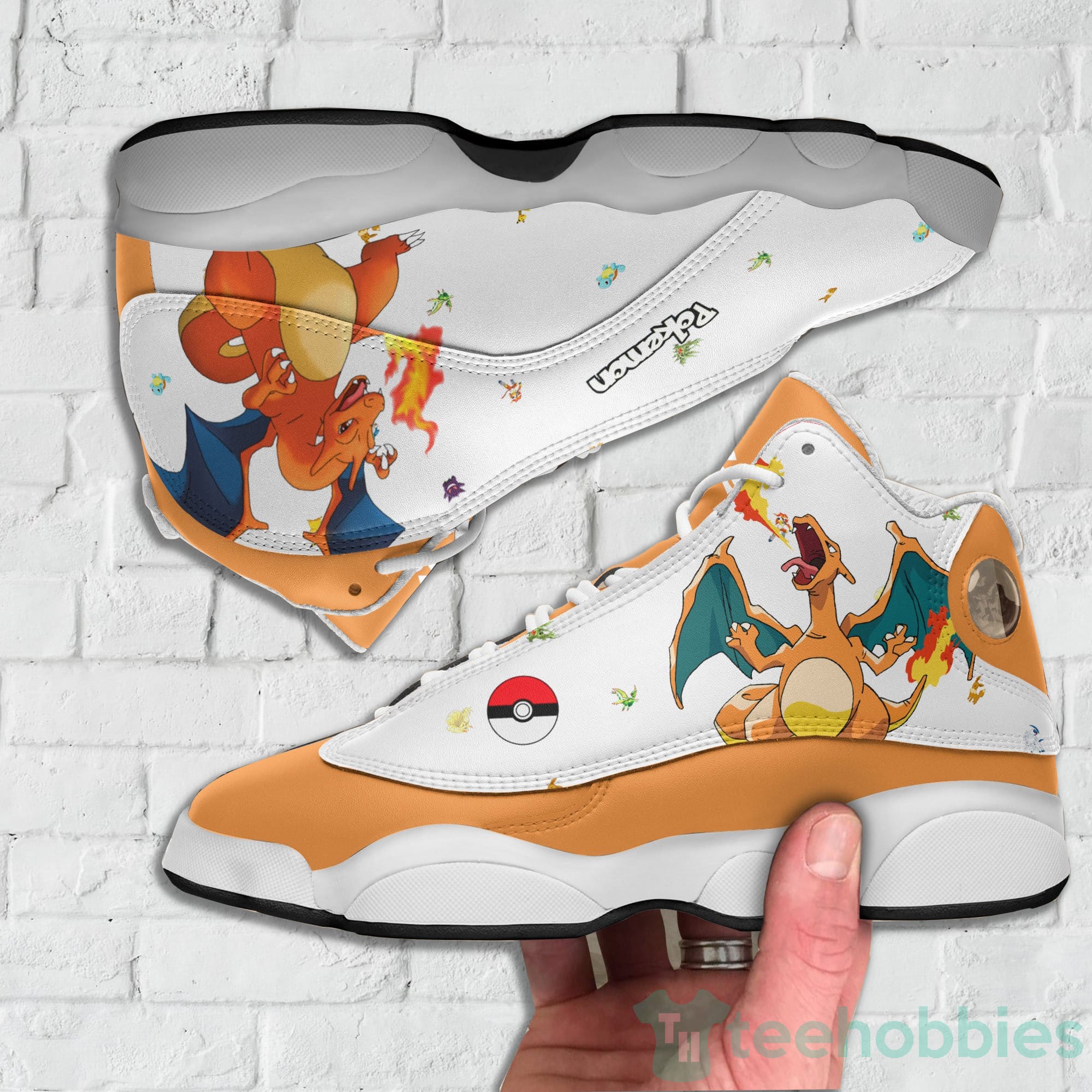POKEMON Charizard Anime Air Jordan 13 Shoes POKEMON Charizard Anime Air Jordan 13 Shoes