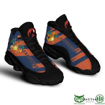 POKEMON Charizard Black Air Jordan 13 Shoes