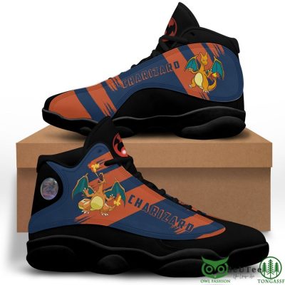 POKEMON Charizard Black Air Jordan 13 Shoes