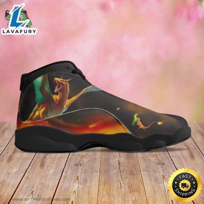 POKEMON Charizard Black Air Jordan 13 Shoes