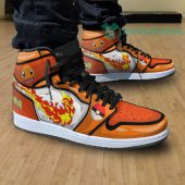 Pokemon Charmander Orange Air Jordan 1 High Sneakers 4433.jpg - demo10
