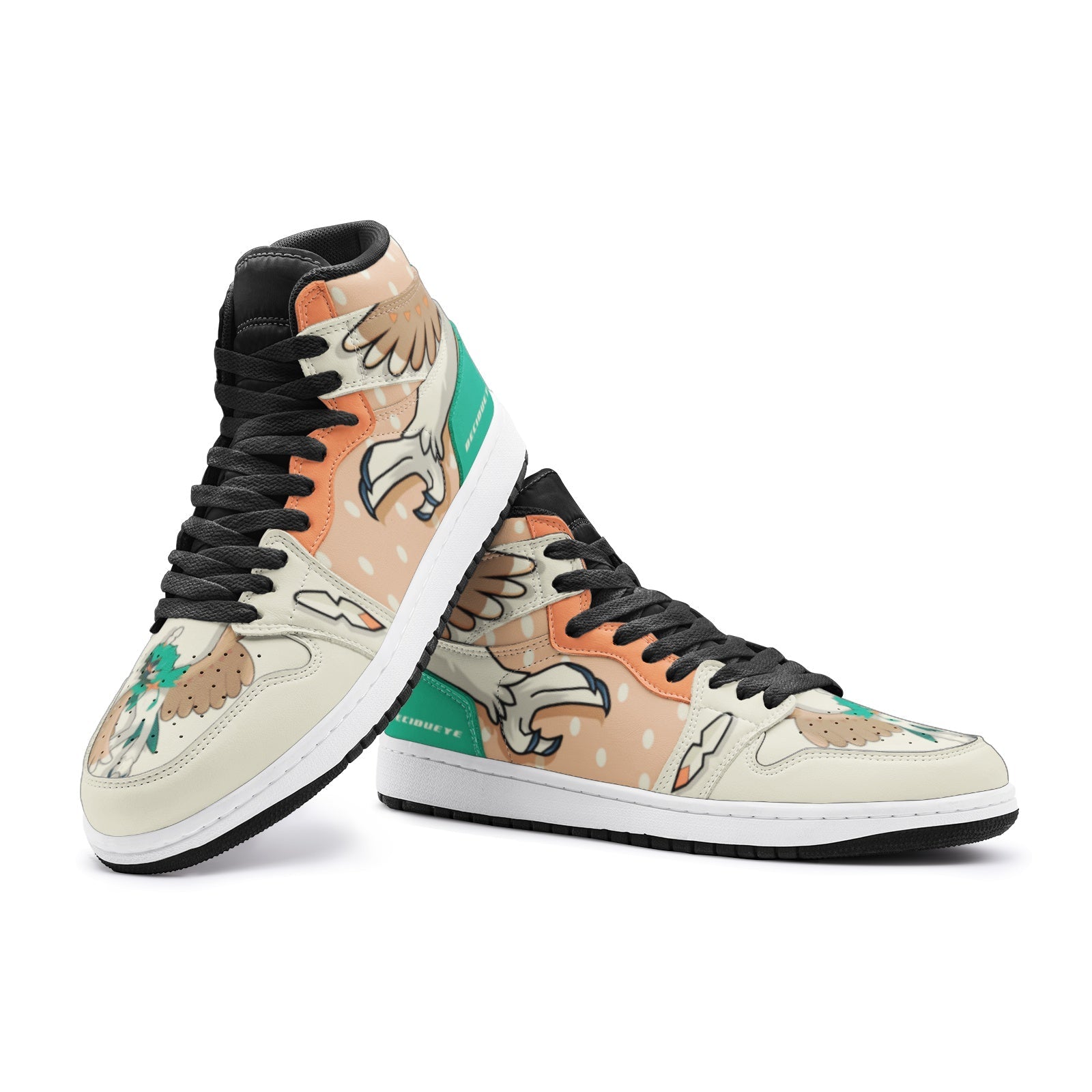 POKEMON Decidueye Air Jordan 1 High Sneakers POKEMON Decidueye Air Jordan 1 High Sneakers