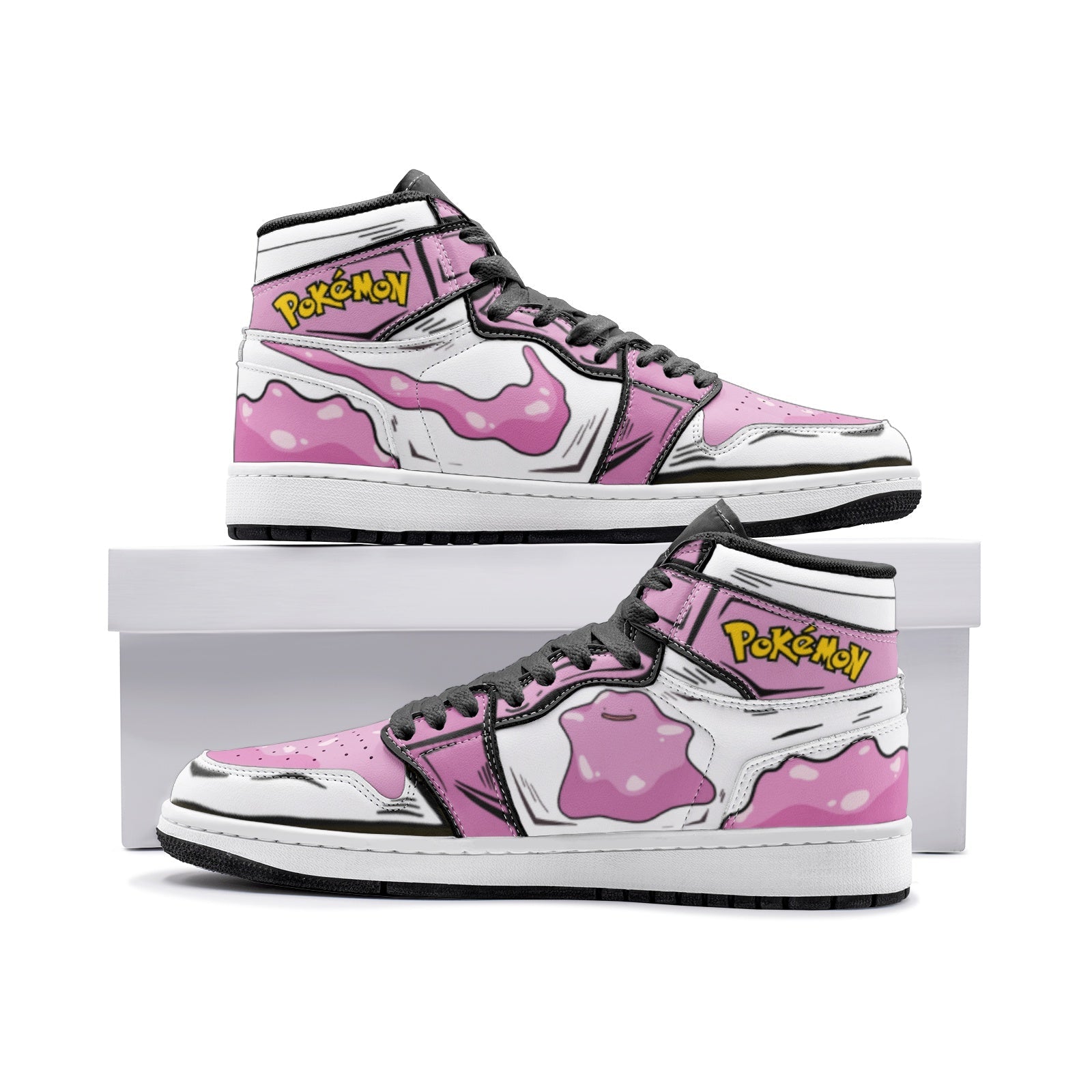 POKEMON Ditto Air Jordan 1 High Sneakers POKEMON Ditto Air Jordan 1 High Sneakers