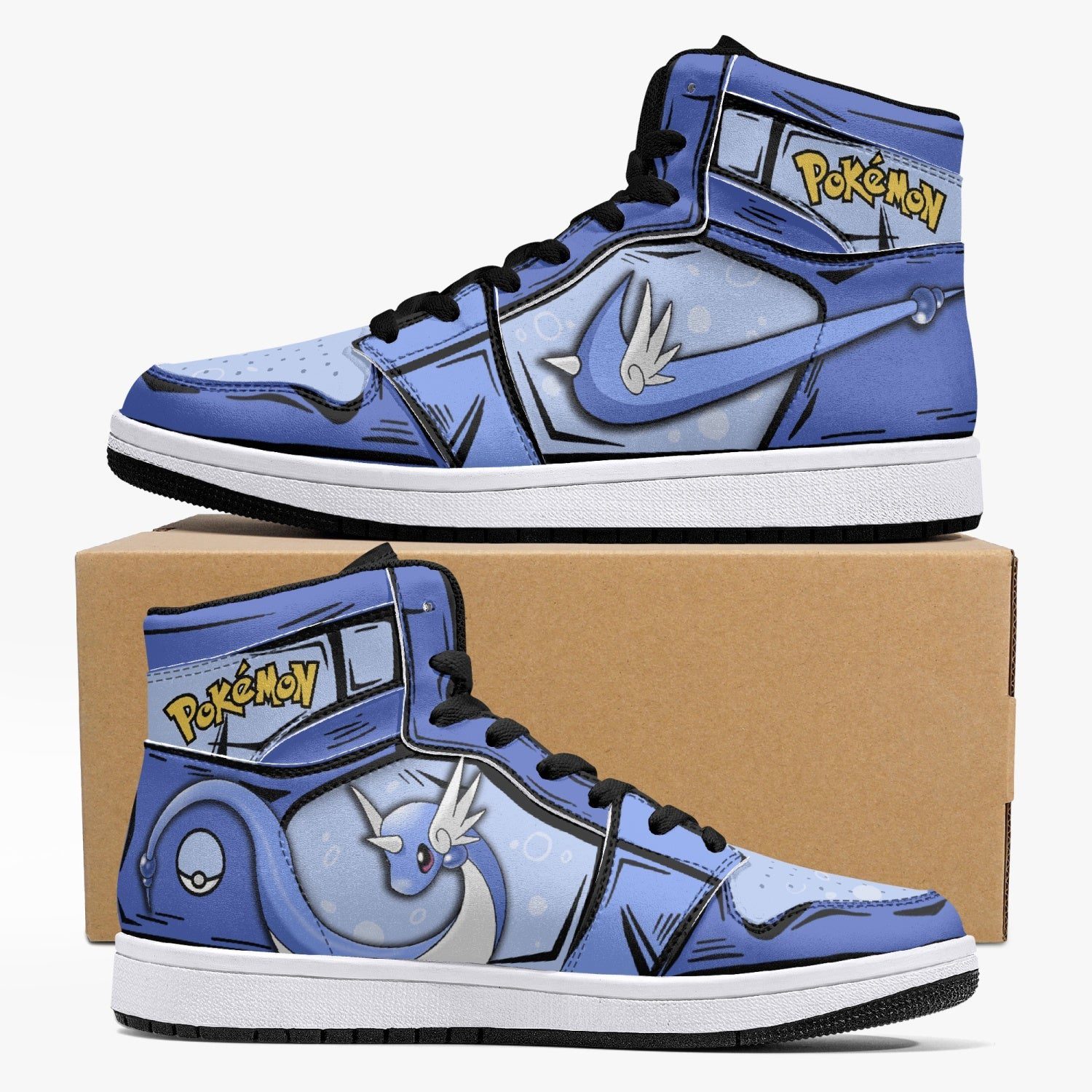POKEMON Dragonair Air Jordan 1 High Sneakers POKEMON Dragonair Air Jordan 1 High Sneakers
