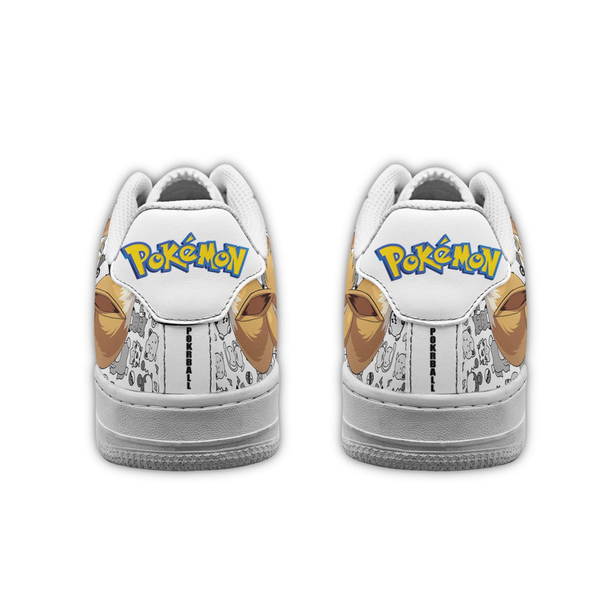 POKEMON Eevee Air Force 1 Shoes POKEMON Eevee Air Force 1 Shoes