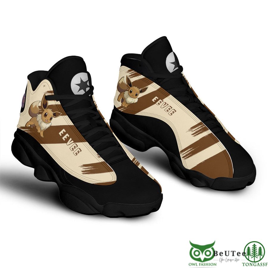 POKEMON Eevee Black Air Jordan 13 Shoes POKEMON Eevee Black Air Jordan 13 Shoes