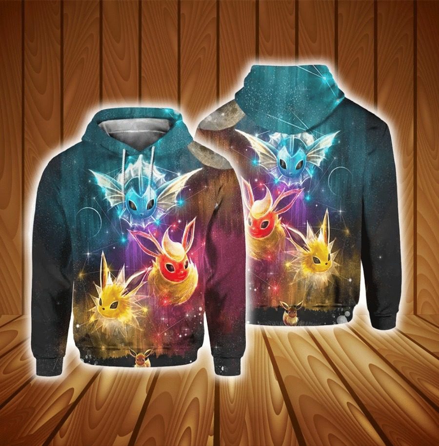 POKEMON Eevee Special Design Pullover Hoodie POKEMON Eevee Special Design Pullover Hoodie