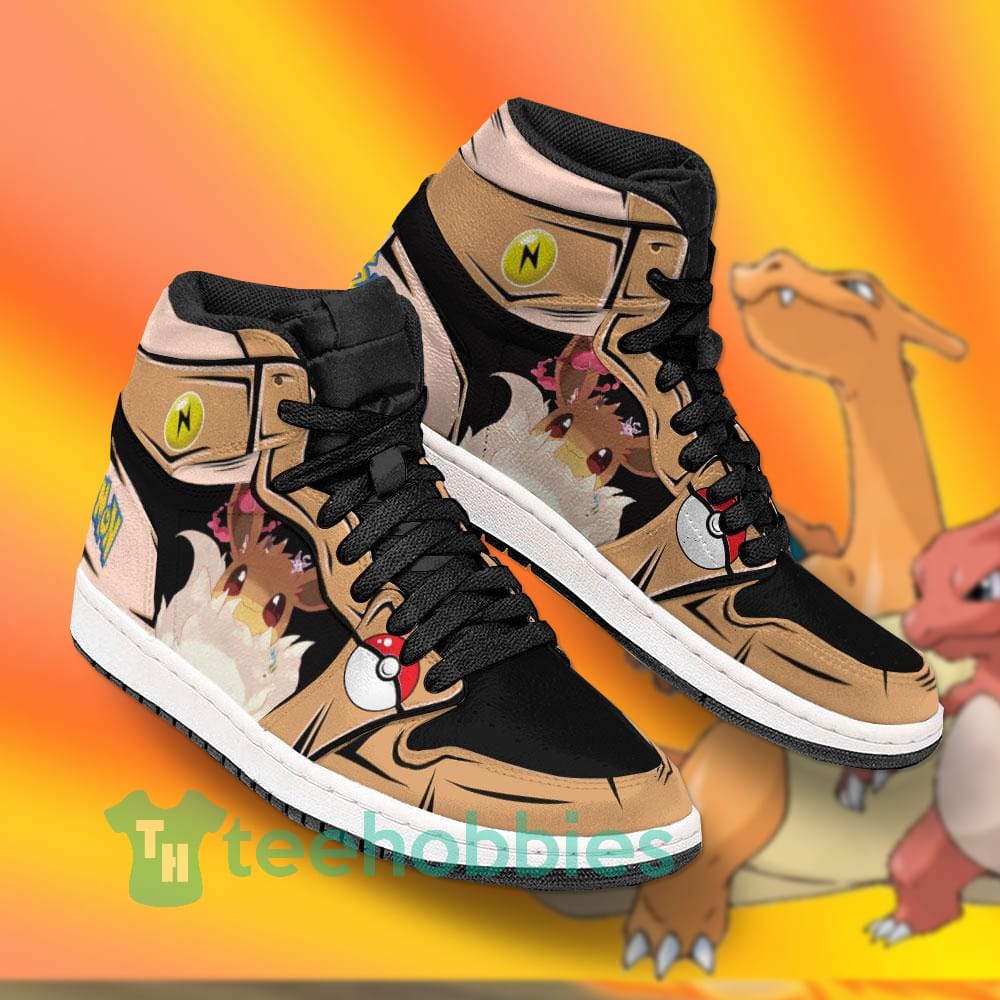 POKEMON Eevee Style Air Jordan 1 High Sneakers POKEMON Eevee Style Air Jordan 1 High Sneakers